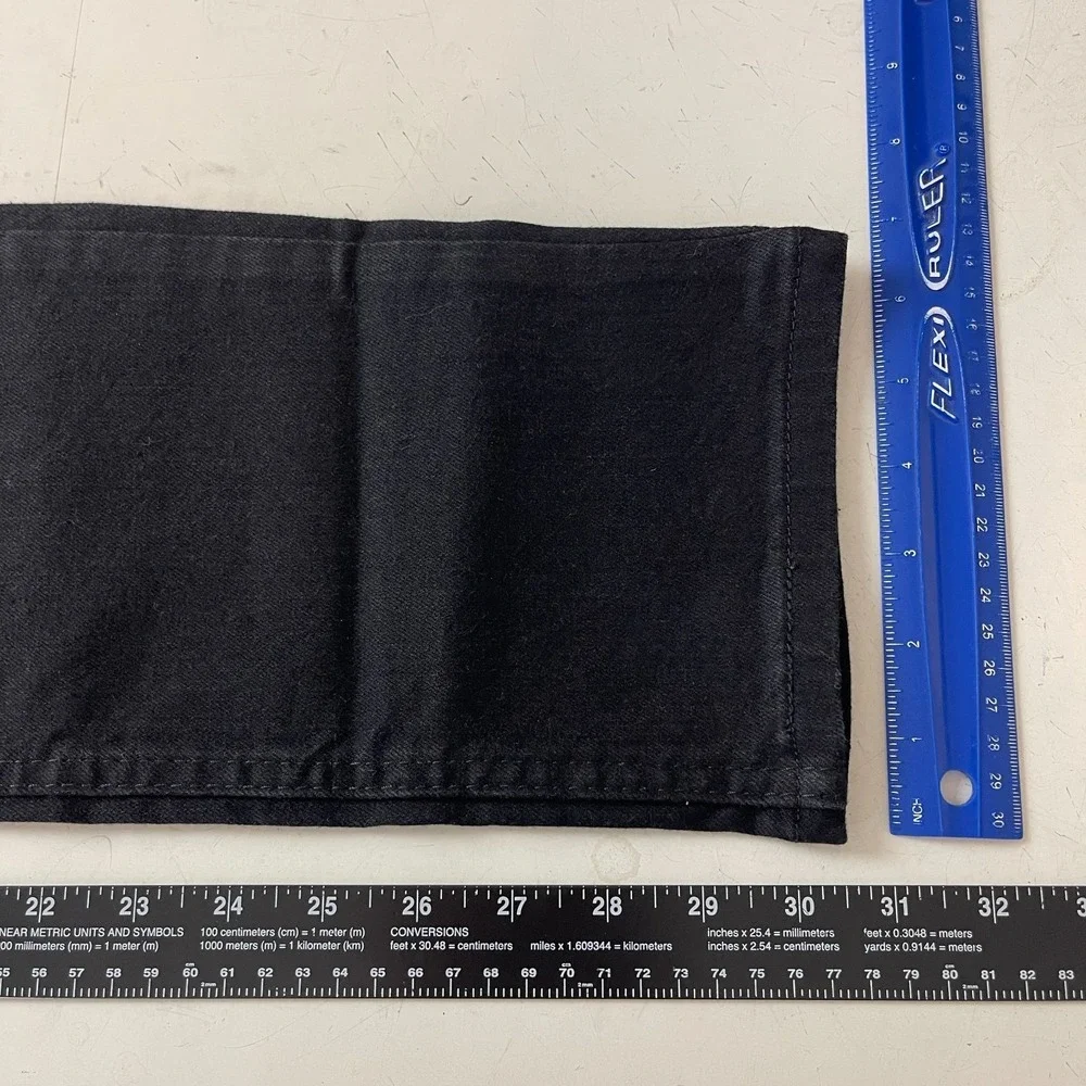 Levis Jeans Mens 30x30 Black 511 Slim Fit Dark Wash Stretch Denim Grunge Punk